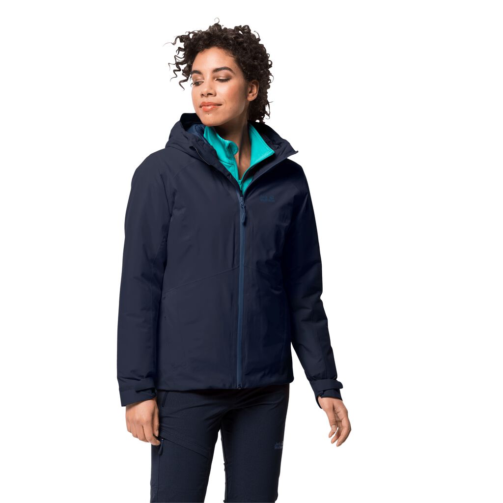 Jack Wolfskin ARGON STORM Vestes Femme Bleu - WXVPOYK-02